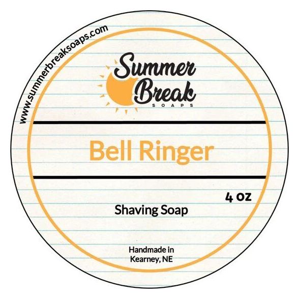 Summer Break Soaps Bell Ringer Shaving Soap 4 Oz