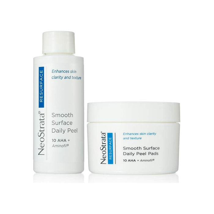 Neostrata Resurface Smooth Surface Glycolic Peel 36 Daily Peels & Solution 2 oz