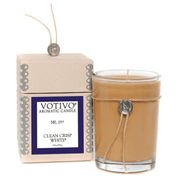 Votivo Votivo Aromatic Candle Clean Crisp White 6.8oz Aromatic Candle