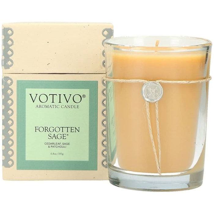 Votivo Aromatic Candle Forgotten Sage 6.8oz