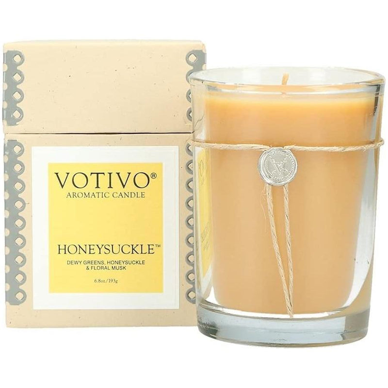 Votivo Votivo Aromatic Candle Honeysuckle 6.8oz Aromatic Candle