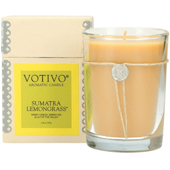 Votivo Aromatic Candle Sumatra Lemongrass 6.8oz