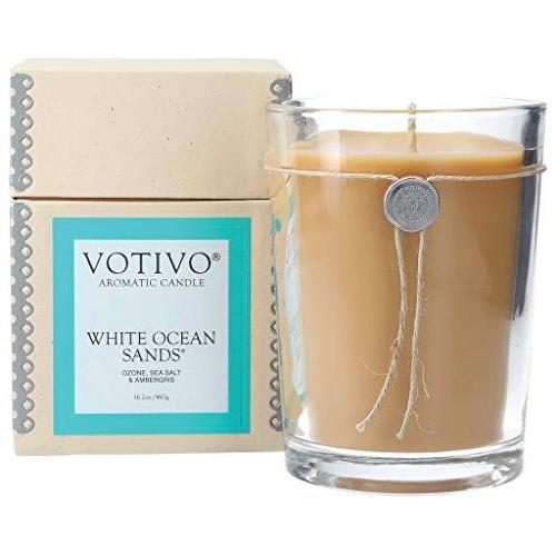 Votivo Votivo Aromatic Candle White Ocean Sands 6.8oz Aromatic Candle
