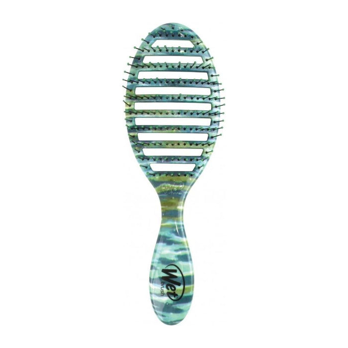 Wet Brush Speed Dry Detangle HeatFlex Bristles Hair Brush Travel Teal