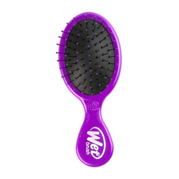 Wet Brush Mini Detangle IntelliFlex Bristles Hair Brush Mini Purple