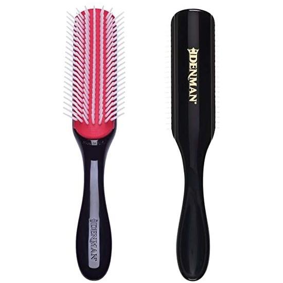 Denman D31 Classic Hair Brush Gentle Styling For All Hair Types 7 Row Comfort