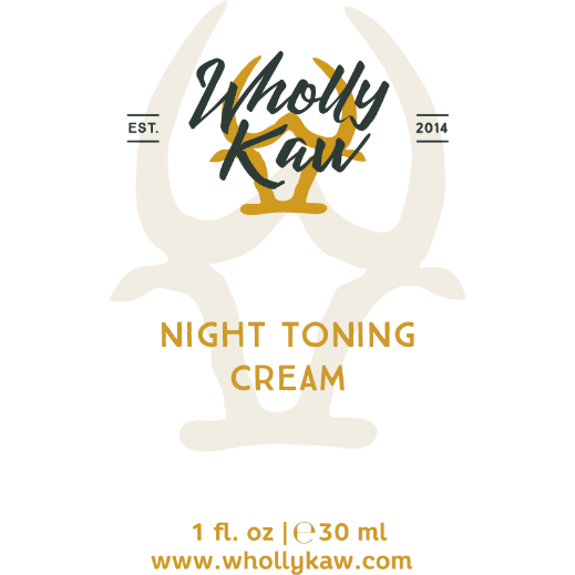 WhollyKaw Wholly Kaw Night Toning Cream 1.69 Oz Eye Night Toning Cream Sienna