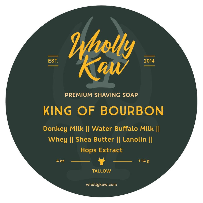 WhollyKaw Wholly Kaw King of Bourbon Shaving Collection Shaving Set