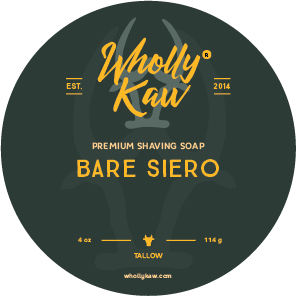 WhollyKaw Wholly Kaw Bare Siero Tallow Shaving Soap 4 Oz Shaving Soap