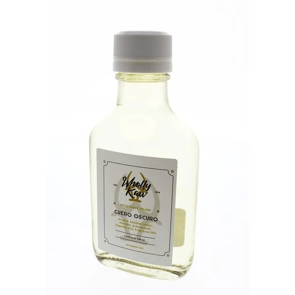 Wholly Kaw Cuero Oscuro After Shave Splash 4 Oz