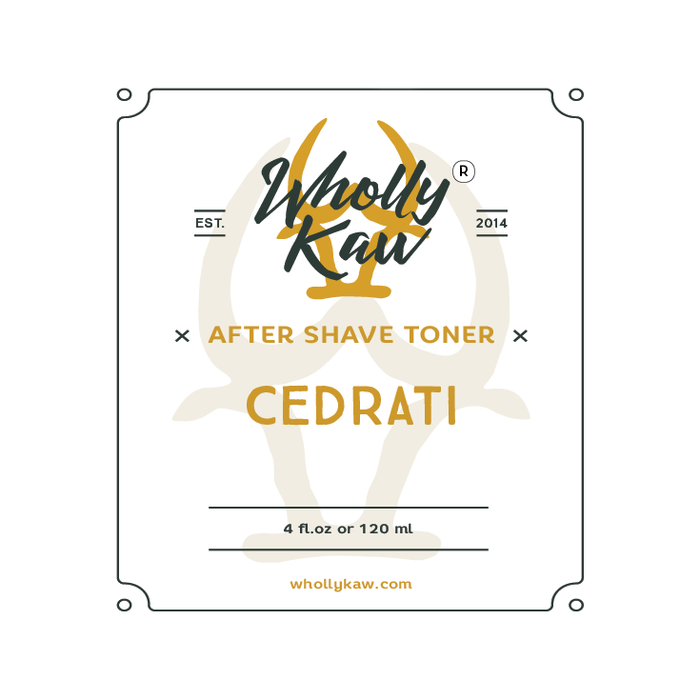 Wholly Kaw Cedrati After Shave Toner 4 Oz
