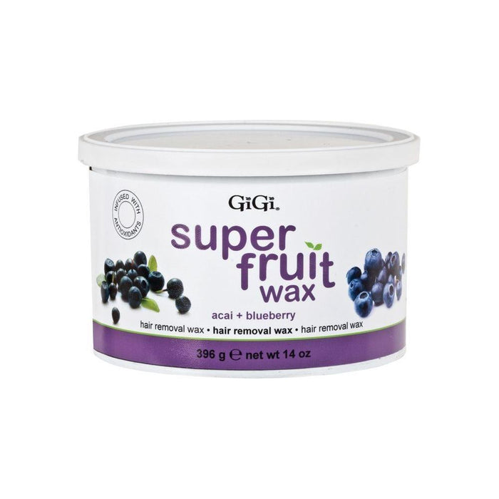 Gigi Super Fruit Wax With Acai + Blueberry 14 Oz
