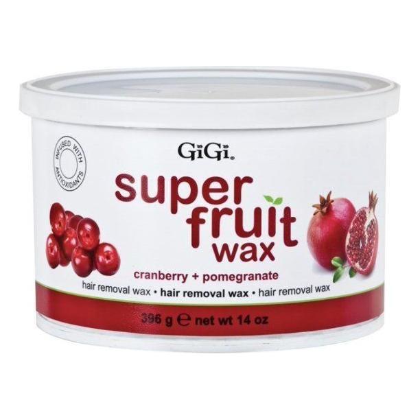 GiGi Gigi Super Fruit Wax Cranberry Pomegranate 14 Oz Hair Removal Wax