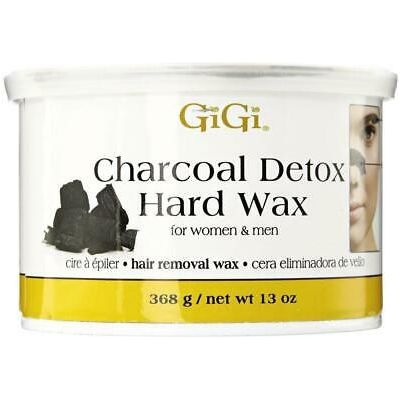 Gigi Charcoal Detox Hair Removal Hard Wax 13 Oz