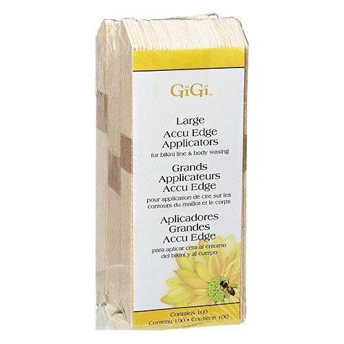 GiGi Gigi Applicators Accu Edge Large 100 Ct Hair Removal Applicators