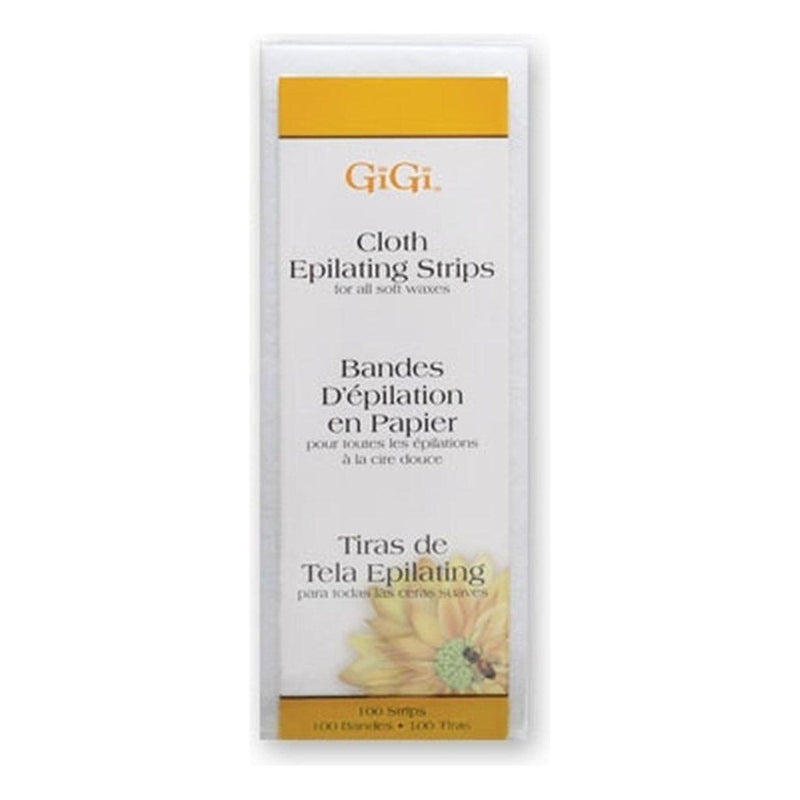 GiGi Gigi Cloth Epilating Strips Small (1.75" X 4.5") 100 Strips Epilating Strips