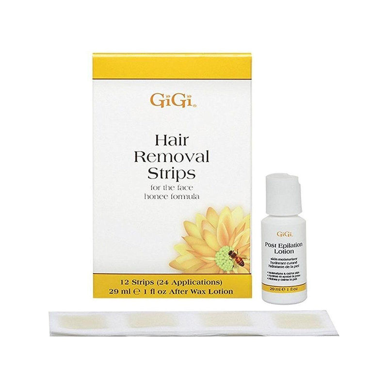 GiGi Gigi Hair Removal Strips For The Face 24 Strips Hair Removal Strips