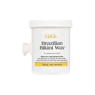 GiGi Gigi Brazilian Bikini Wax Microwave Formula 8 Oz Waxing Kit