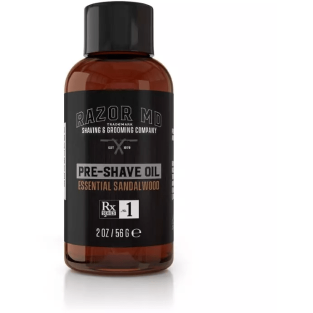 Razor MD Rx Essential Sandalwood Pre-Shave Oil 2 oz