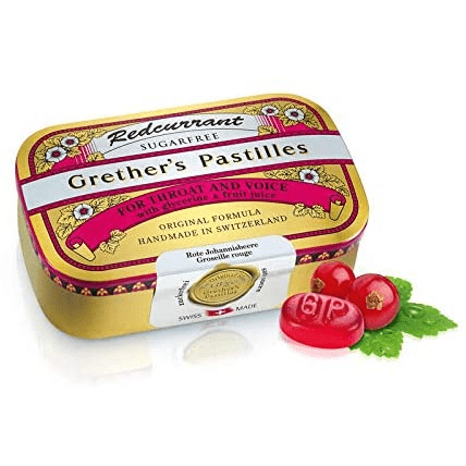 Grether's Pastilles Red Currant Sugarfree 3.75 oz 44 Lozenges