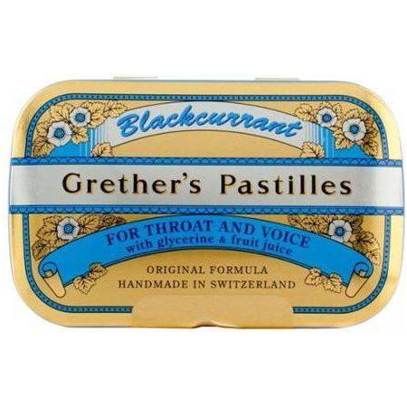 Grether's Pastilles Grether's Pastilles Blackcurrant Sugar-free 3.75 Oz - 44 Lozenges Lozenges