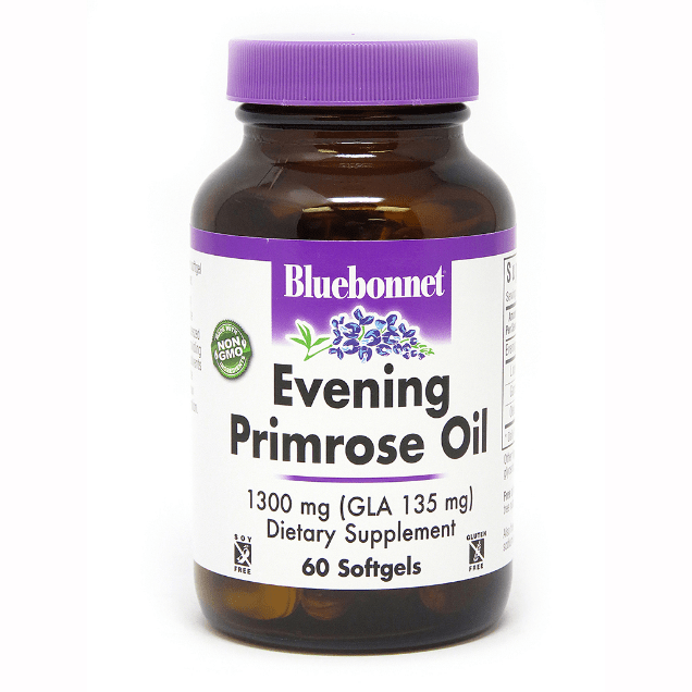 BlueBonnet Evening Primrose Oil Softgels, 1300 mg, 60 Softgels