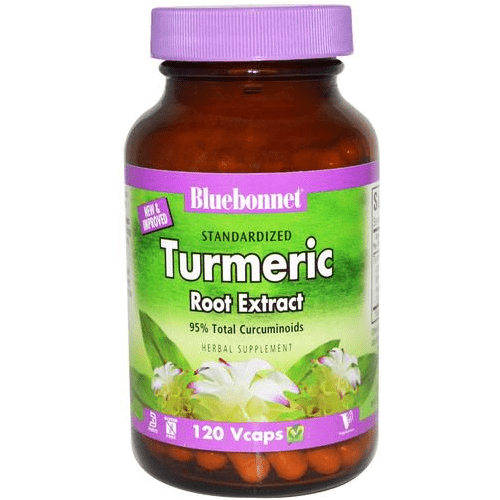 Bluebonnet Bluebonnet Standardized Turmeric Root Extract 120 Vegetable Capsules Vitamin Supplement