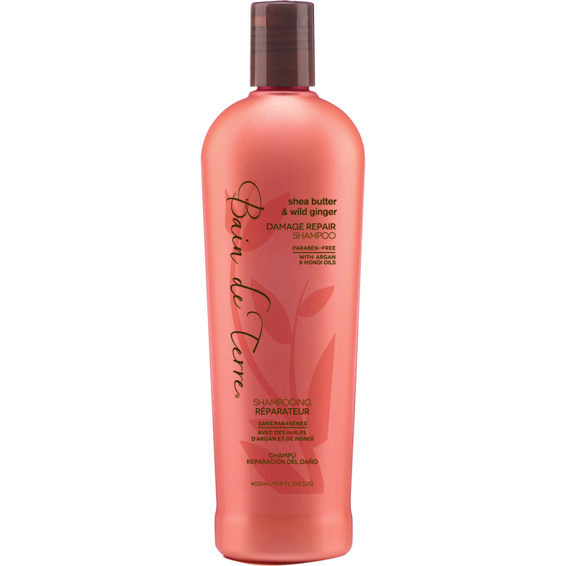 Bain de Terre Bain De Terre Shea Butter & Wild Ginger Damage Repair Shampoo  13.5 fl oz Shampoo