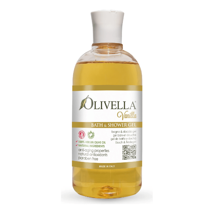 Olivella Bath and Shower Gel Vanilla 16.9 oz