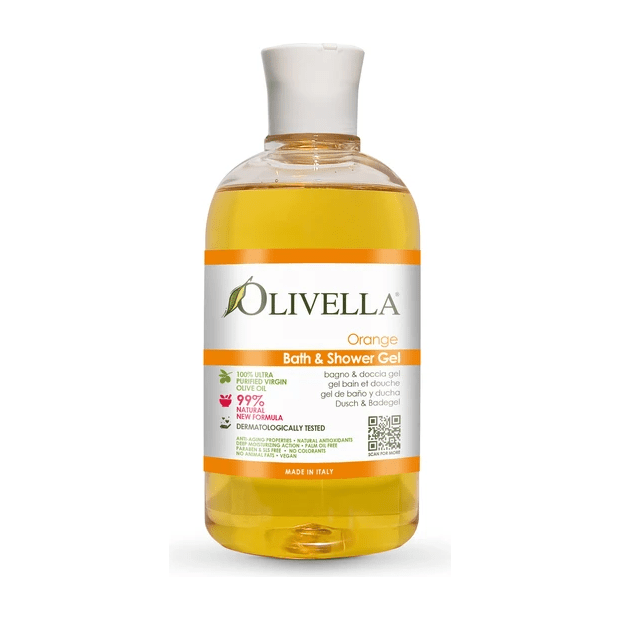 Olivella Bath and Shower Gel Orange 16.9 oz