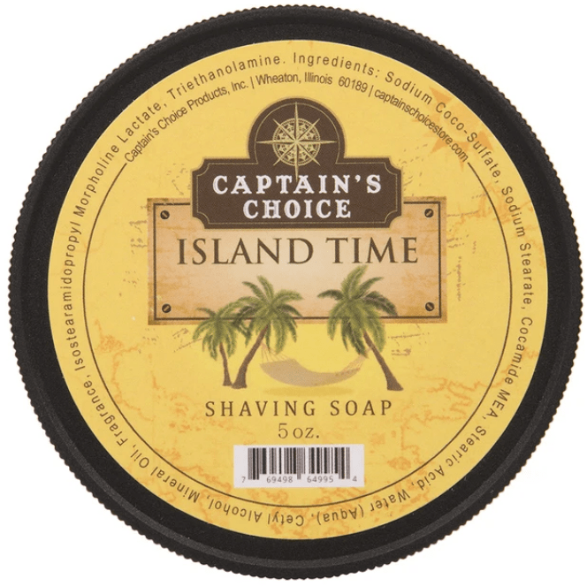 Captain?s Choice Island Time Shaving Soap 5 Oz