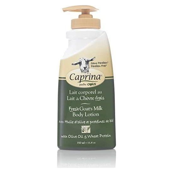 Canus Canus Caprina Body Lotion Olive Oil & Wheat Protein Goats Milk 11.8 Oz SkinCare