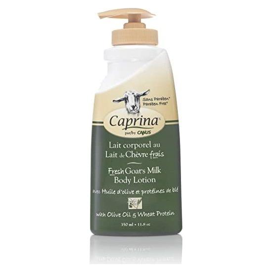 Canus Caprina Body Lotion Olive Oil & Wheat Protein Goats Milk 11.8 Oz