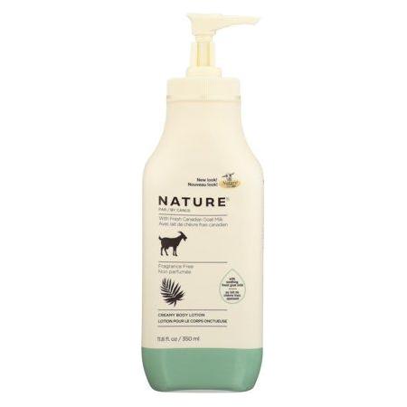 Canus Nature Moisturizing Lotion With Fresh Goal Milk Fragrance Free 11.8 oz