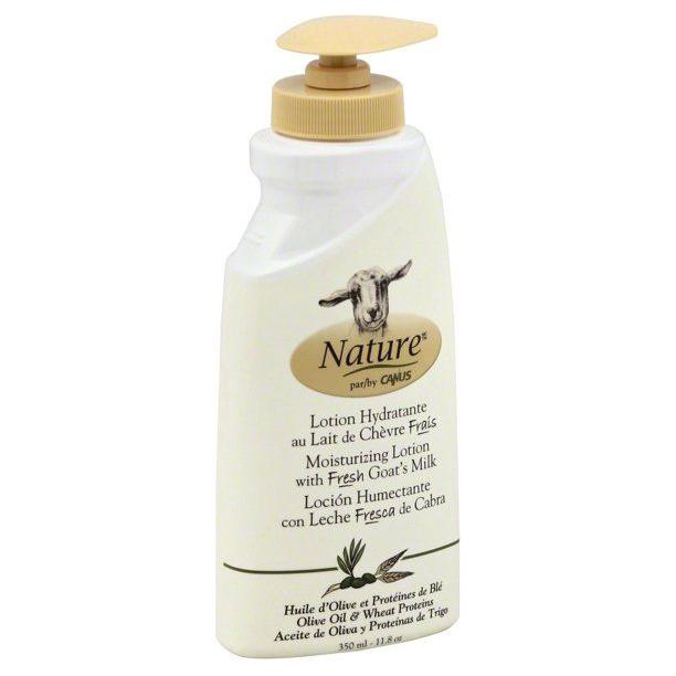 Canus Nature Moisturizing Lotion with Fresh Goat's Milk Olive Oil & Wheat Proteins 11.8 oz
