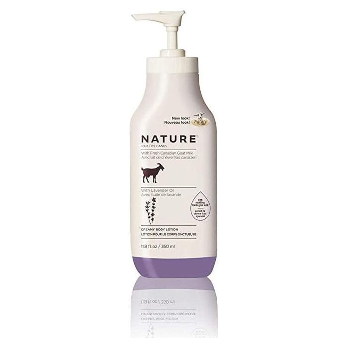 Canus Nature Moisturizing Lotion with Fresh Goat's Milk Lavender Oil 11.8 oz