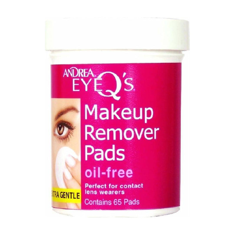 Andrea Eye Q's Andrea Eye Q's Eye Makeup Remover Pads Oil-Free 65 Pads Eye Makeup Remover