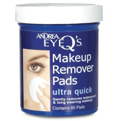 Andrea Eye Q's Eye Makeup Remover, Pads, Ultra Quick 65 pads