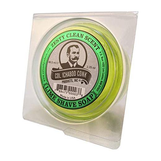 Col. Ichabod Conk Lime Glycerine Shave Soap 2.25 Oz
