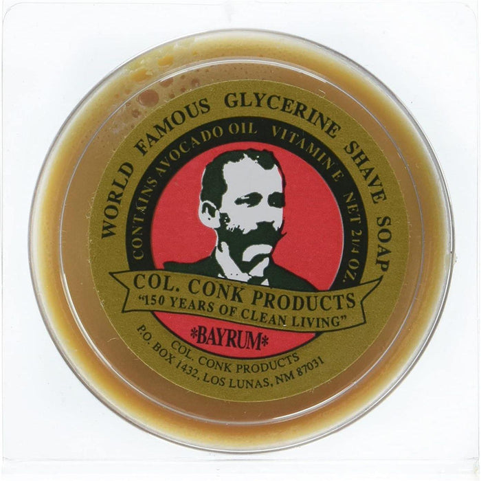 Col. Ichabod Conk Bay Rum Shave Soap 2.25 Oz
