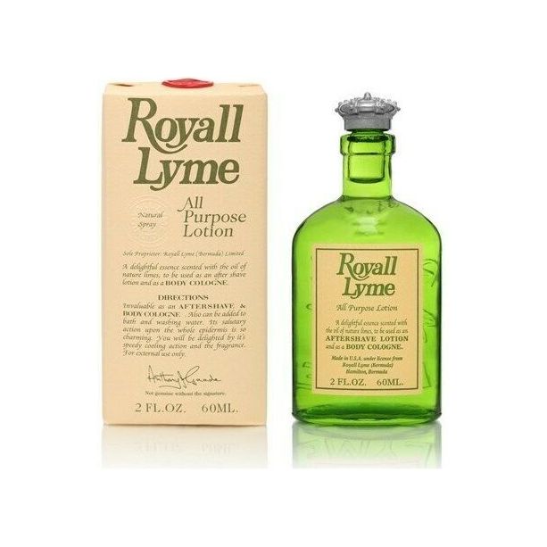 Royall Lyme All Purpose Lotion After Shave & Cologne For Men 2.0 Oz