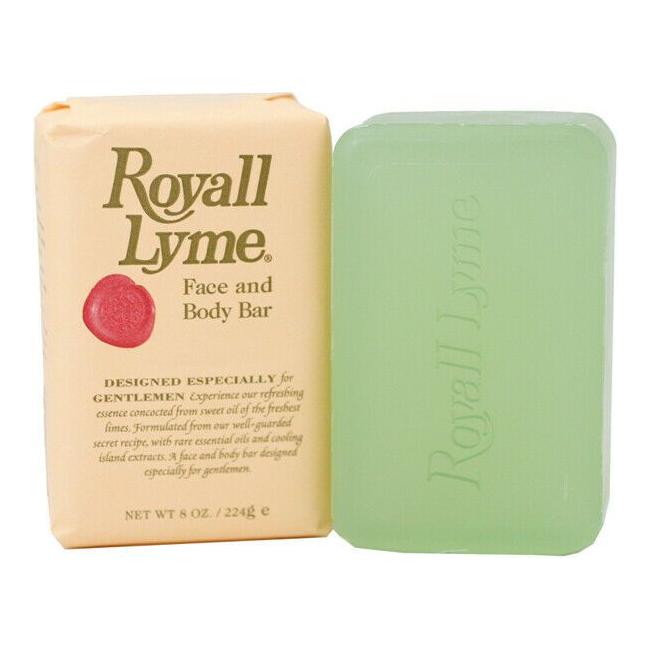 Royall Lyme Soap For Face And Body Bar 8 Oz