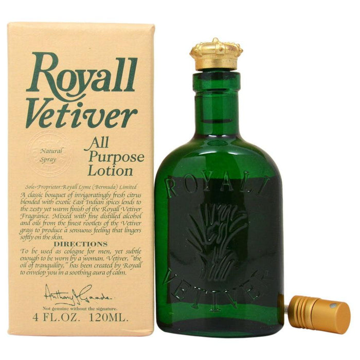 Royall Vetiver All Purpose Lotion for Men 4 oz