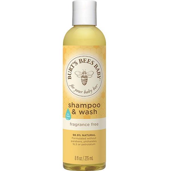 Burt's Bees Baby Shampoo & Wash Fragrance & Tear Free 8oz