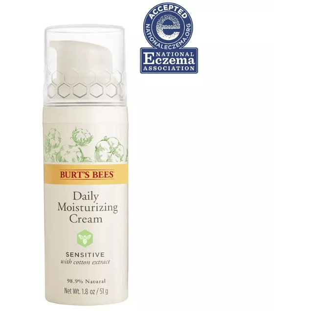 Burt's Bees Daily Face Moisturizer Cream for Sensitive Skin 1.8oz