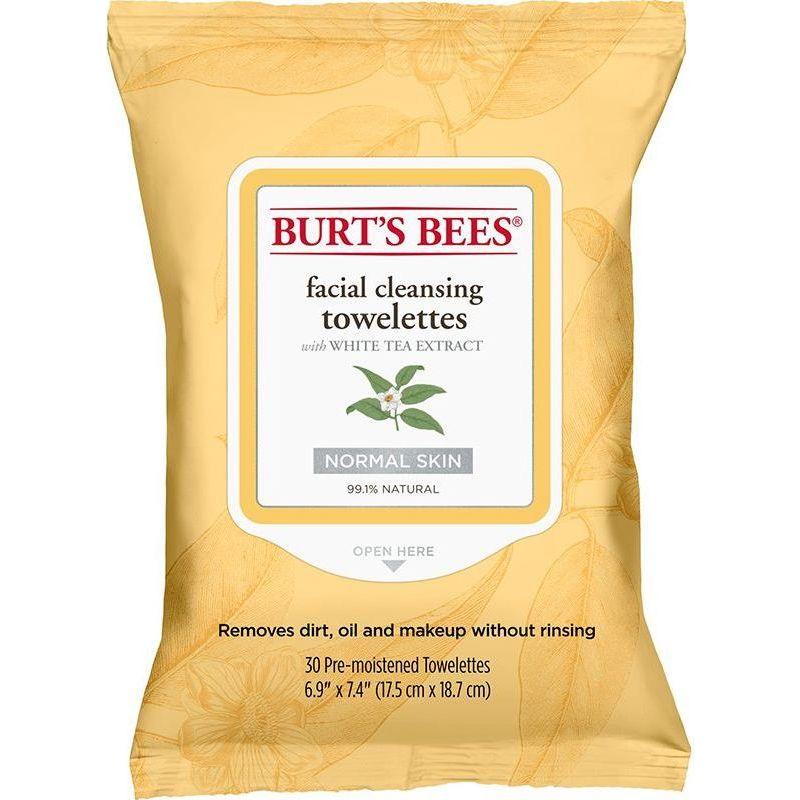 Burt's Bees Burt's Bees Facial Cleansing Towelettes with White Tea Extract 30 Ct Facial Cleansing Towelettes