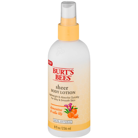 Burt's Bees Sheer Body Lotion Clementine & Calla Lily 8oz