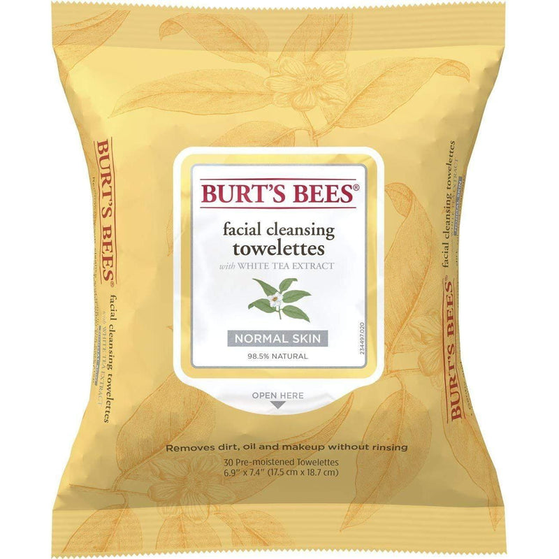Burt's Bees Burt's Bees Facial Cleansing Towelettes With White Tea Extract 2pk Facial Cleansing Towelettes