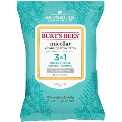 Burt's Bees 3-in-1 Micellar Cleansing Towelettes 30ct