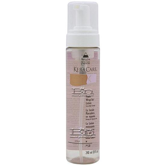 Avlon Avlon KeraCare Foam WrapSet Lotion Extra Hold Formula  8 oz Hair Styling Product